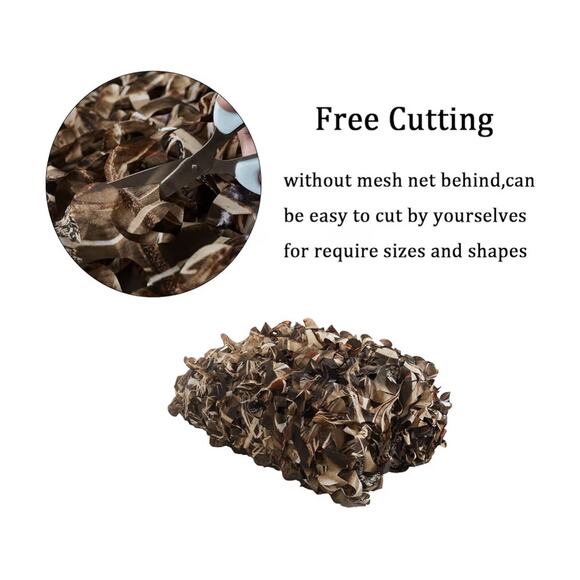 Senmortar Camo Netting, 5’x 39’ ft Bulk Roll Camouflage Netting, Hunting - Picture 2 of 5